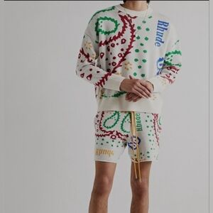 Rhude Multicolor Knit Shorts